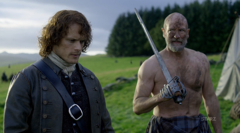 Illustration for article titled Outlander: Claire Has PTSD; Jamie and Dougal Have an Hour-Long Pissing ContestÂ